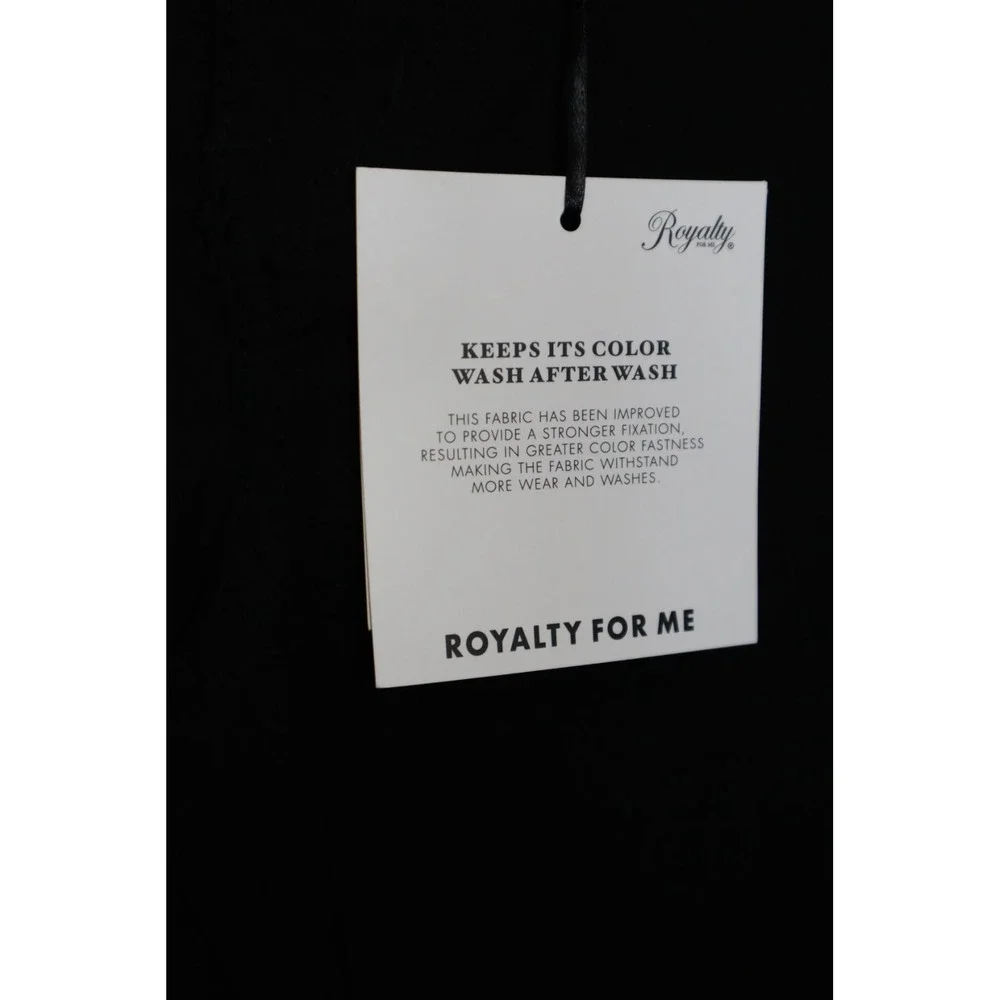 Royalty‎ For Me Black Forever Color  Mid Rise Crop Jean